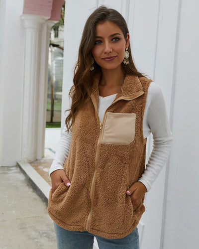 Chaleco Abrigo Térmico de Felpa para Mujer - Calidez Invierno - Image 14