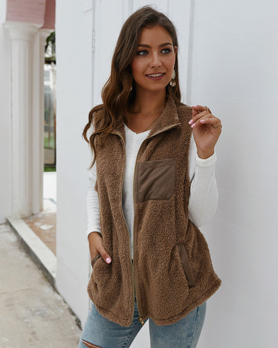 Chaleco Abrigo Térmico de Felpa para Mujer - Calidez Invierno - Image 17