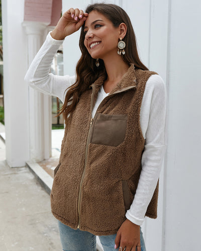 Chaleco Abrigo Térmico de Felpa para Mujer - Calidez Invierno - Image 20