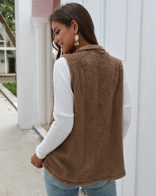 Chaleco Abrigo Térmico de Felpa para Mujer - Calidez Invierno - Image 21