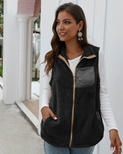 Chaleco Abrigo Térmico de Felpa para Mujer - Calidez Invierno - Image 23