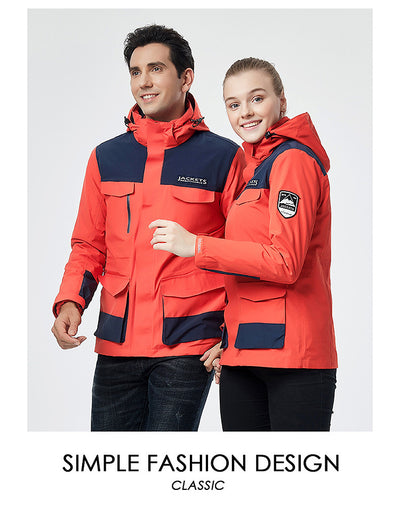 Chaqueta de Esquí para Hombre Impermeable Térmica Softshell Resistente al Viento - Image 18