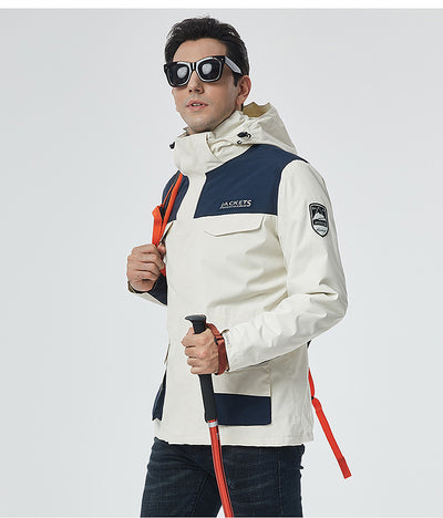 Chaqueta de Esquí para Hombre Impermeable Térmica Softshell Resistente al Viento - Image 19