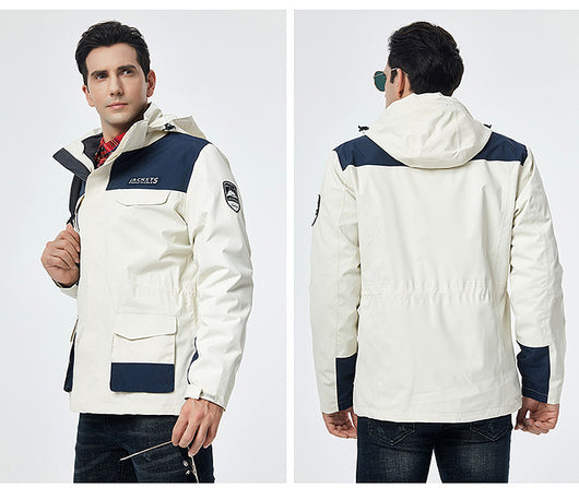 Chaqueta de Esquí para Hombre Impermeable Térmica Softshell Resistente al Viento - Image 20