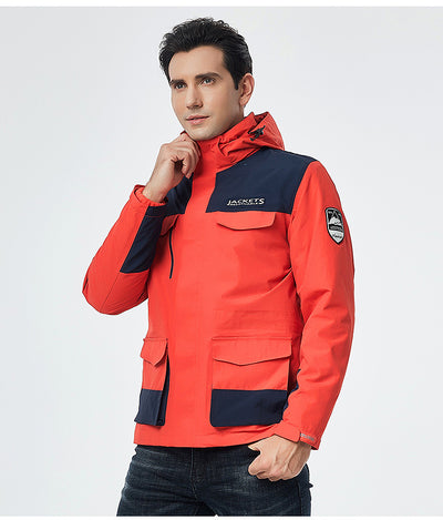 Chaqueta de Esquí para Hombre Impermeable Térmica Softshell Resistente al Viento - Image 29