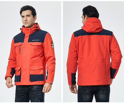 Chaqueta de Esquí para Hombre Impermeable Térmica Softshell Resistente al Viento - Image 30