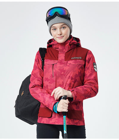 Chaqueta de Esquí para Hombre Impermeable Térmica Softshell Resistente al Viento - Image 33