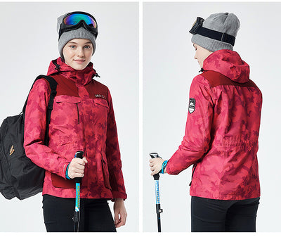 Chaqueta de Esquí para Hombre Impermeable Térmica Softshell Resistente al Viento - Image 34