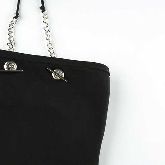 Chaleco Corto Halter con Cadena - Image 31