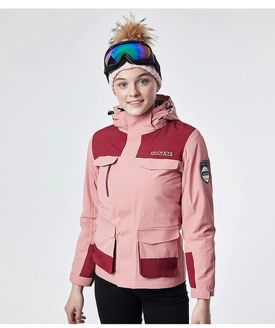Chaqueta de Esquí para Hombre Impermeable Térmica Softshell Resistente al Viento - Image 35