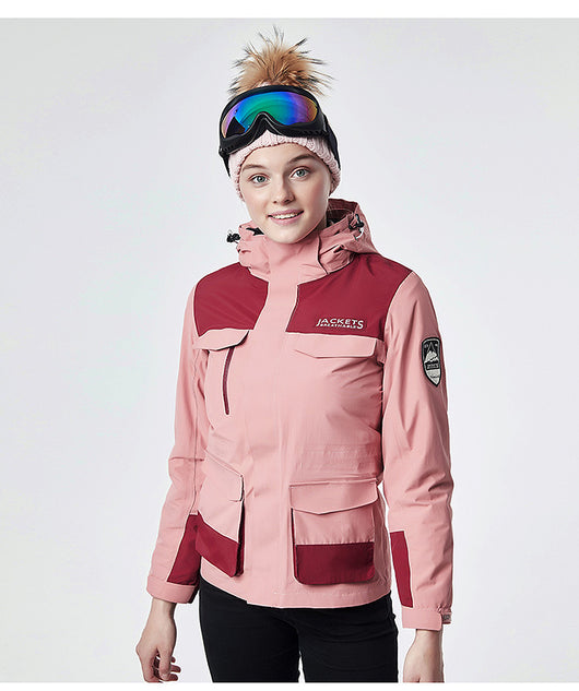 Chaqueta de Esquí para Hombre Impermeable Térmica Softshell Resistente al Viento - Image 35