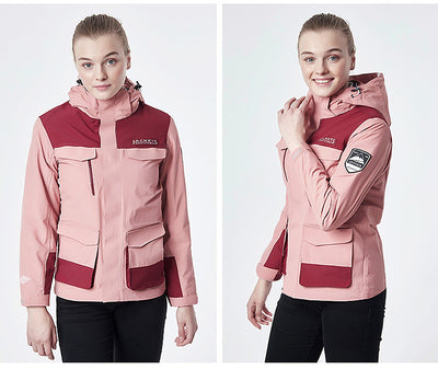 Chaqueta de Esquí para Hombre Impermeable Térmica Softshell Resistente al Viento - Image 36