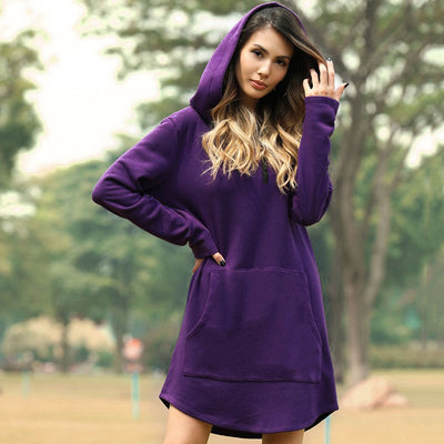 Vestido Sudadera con Capucha y Bolsillos - Image 16