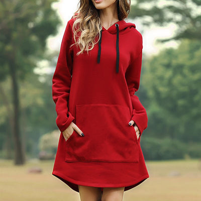 Vestido Sudadera con Capucha y Bolsillos - Image 18