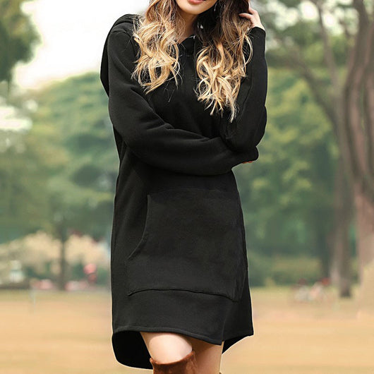 Vestido Sudadera con Capucha y Bolsillos - Image 24
