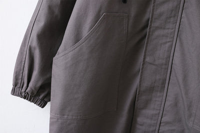 Abrigo Largo Impermeable con Capucha - Estilo Casual y Versátil - Image 17