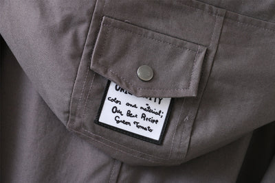 Abrigo Largo Impermeable con Capucha - Estilo Casual y Versátil - Image 19