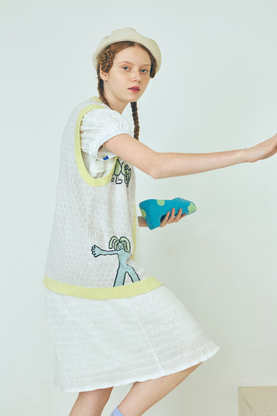 Chaleco Tejido Estilo Colegiala Japonés - Image 6