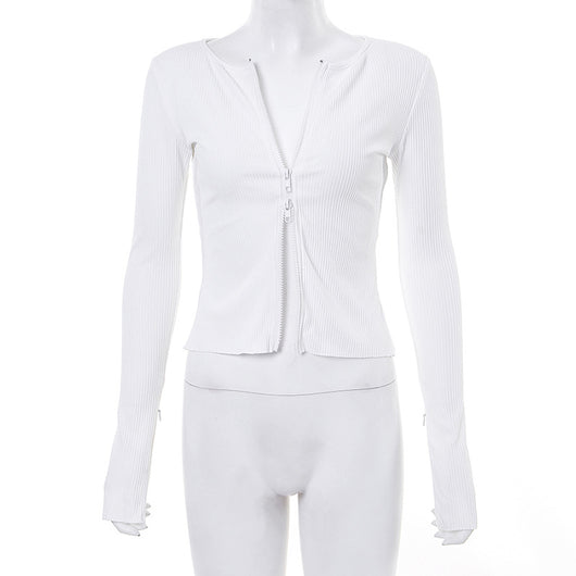 Cardigan Tejido Slim de Manga Larga - Image 11