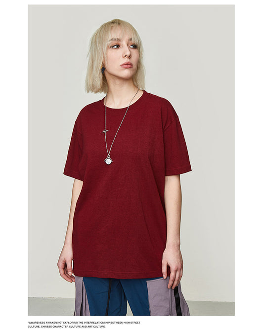 Playera Básica Unisex de Algodón - Colores Sólidos - Image 38
