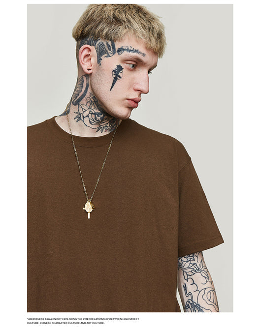 Playera Básica Unisex de Algodón - Colores Sólidos - Image 41
