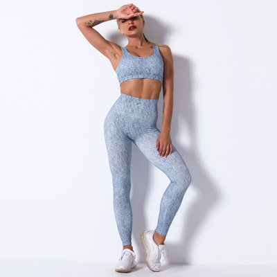 Conjunto de Yoga Deportivo con Estampado Realzador - Image 9