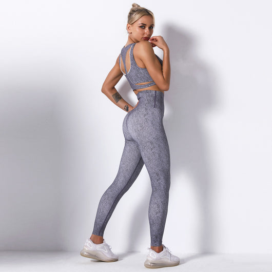 Conjunto de Yoga Deportivo con Estampado Realzador - Image 21