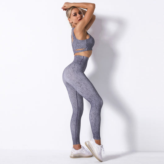 Conjunto de Yoga Deportivo con Estampado Realzador - Image 23