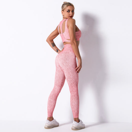 Conjunto de Yoga Deportivo con Estampado Realzador - Image 30