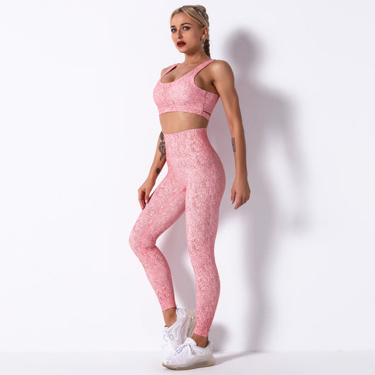 Conjunto de Yoga Deportivo con Estampado Realzador - Image 34