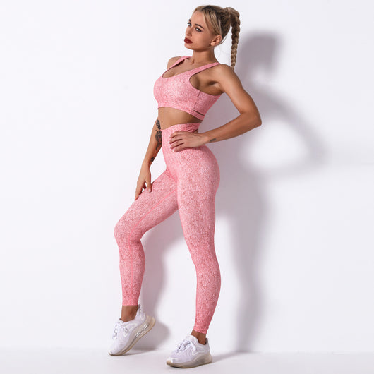 Conjunto de Yoga Deportivo con Estampado Realzador - Image 35