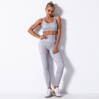 Conjunto de Yoga Deportivo con Estampado Realzador - Image 37