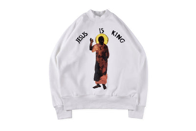 Sudadera Casual Jesus is King - Estilo Urbano Minimalista - Image 11
