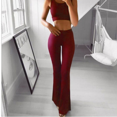 Pantalones de yoga acampanados ajustados - Image 11