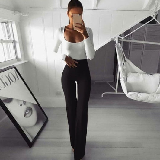Pantalones de yoga acampanados ajustados - Image 12