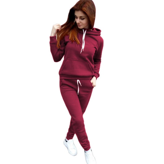 Conjunto Deportivo de Forro Polar Estilo Europeo y Americano - Image 3