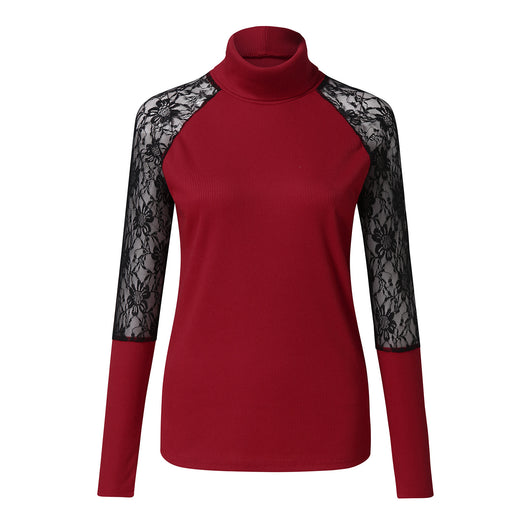 Blusa de Manga Larga con Detalles de Encaje - Image 11