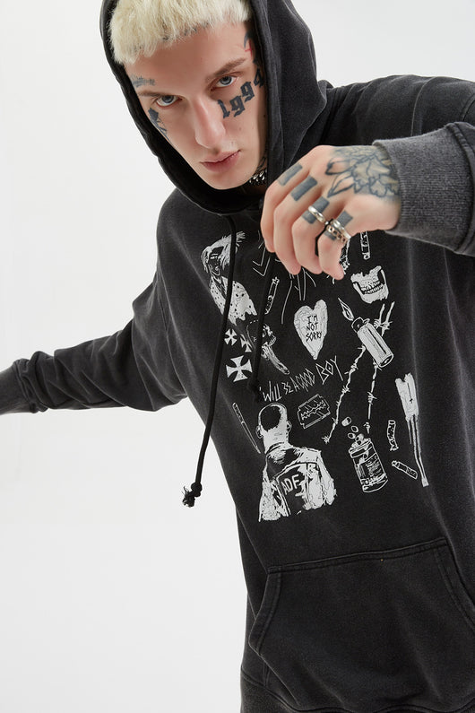 Suéter Pullover Vintage Desgastado para Hombre - Image 17