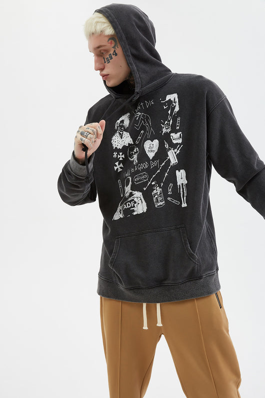 Suéter Pullover Vintage Desgastado para Hombre - Image 19