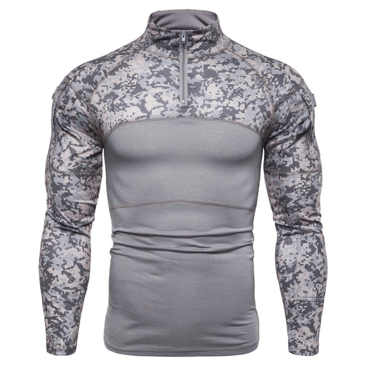 Playera de Camuflaje con Panel y Cierre - Image 11