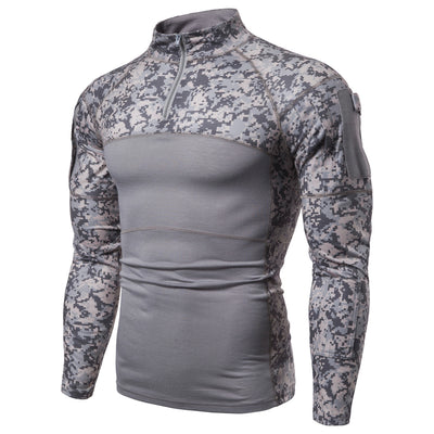 Playera de Camuflaje con Panel y Cierre - Image 12