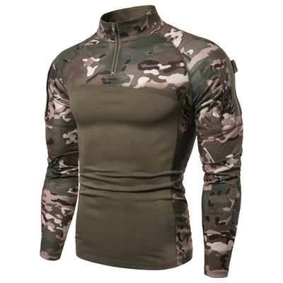Playera de Camuflaje con Panel y Cierre - Image 15