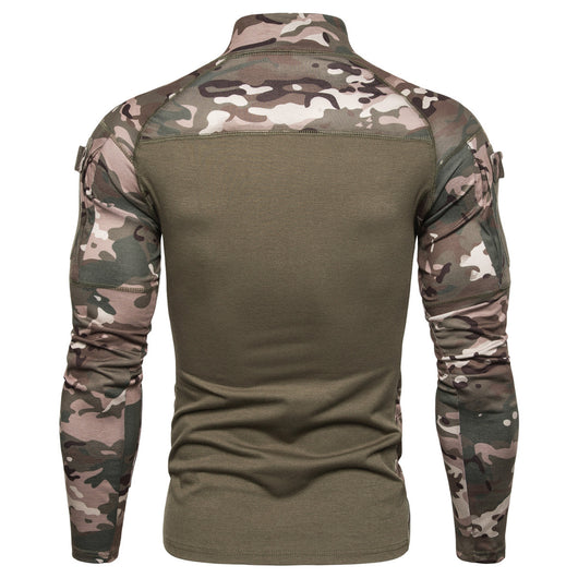 Playera de Camuflaje con Panel y Cierre - Image 16