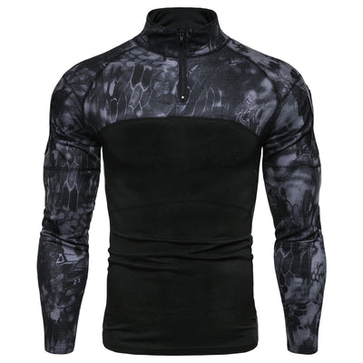 Playera de Camuflaje con Panel y Cierre - Image 17