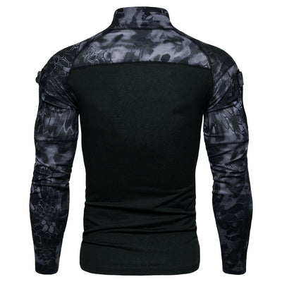 Playera de Camuflaje con Panel y Cierre - Image 19