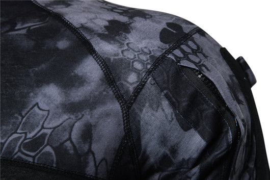 Playera de Camuflaje con Panel y Cierre - Image 29