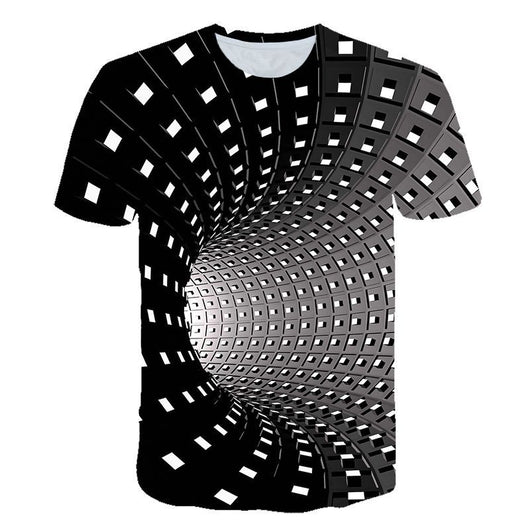 Playera con Estampado 3D Swirl - Image 10