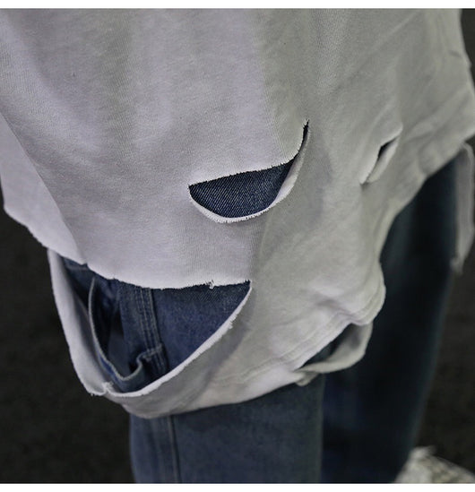 Blusa Básica con Corte de Navaja y Detalles Calados - Image 9