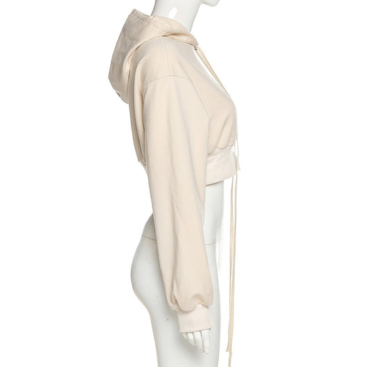Sudadera Holgada con Capucha y Escote Ombliguero - Versátil para Cualquier Ocasión - Image 12