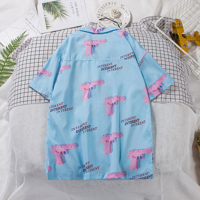 Camisa de Playa Estampada de Algodón para Hombre - Image 9